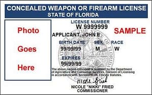 Florida Concealed Weapons License