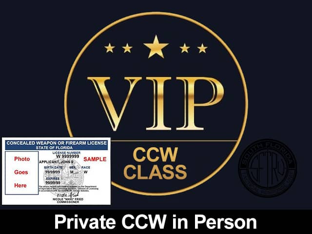 Private Florida Concealed Weapons Class